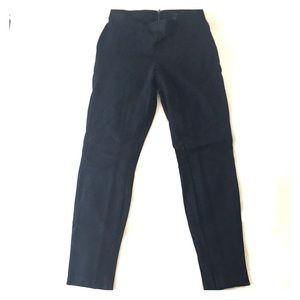 J.Crew Navy back zip Ponte pant size 4